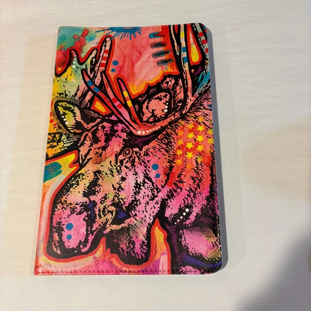 Head‎ Case Designs Moose Pop Art Leather Folio Wallet Stand Tablet Case Cover